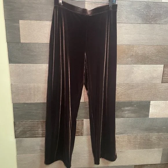 Susan Graver Pants Jumpsuits Susan Graver Womens Brown